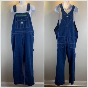 Liberty Denim Bib Overalls Carpenter Farmer‎ Construction Painter - Size 42x30